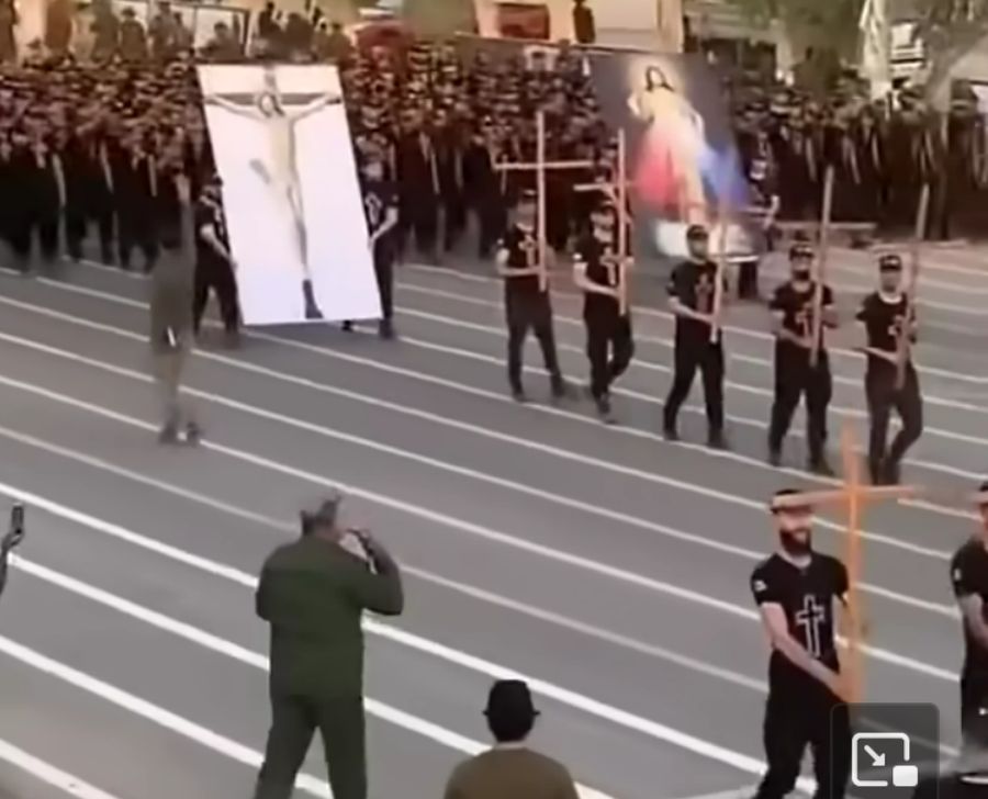 Christians marching for Jesus in Iraq